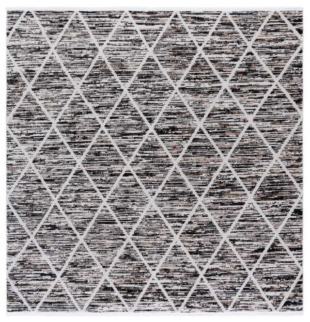 Safavieh Mila 6'-7" x 6'-7" Rug in Ivory / Black