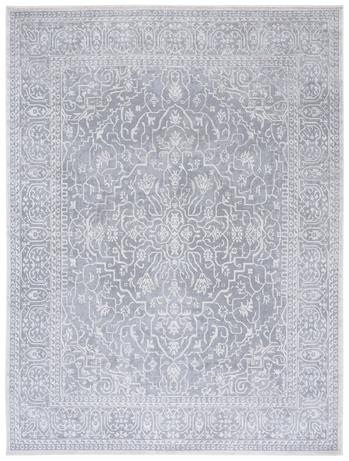 Safavieh Reflection 10'-0" x 14'-0" Rug in Light Grey / Cream