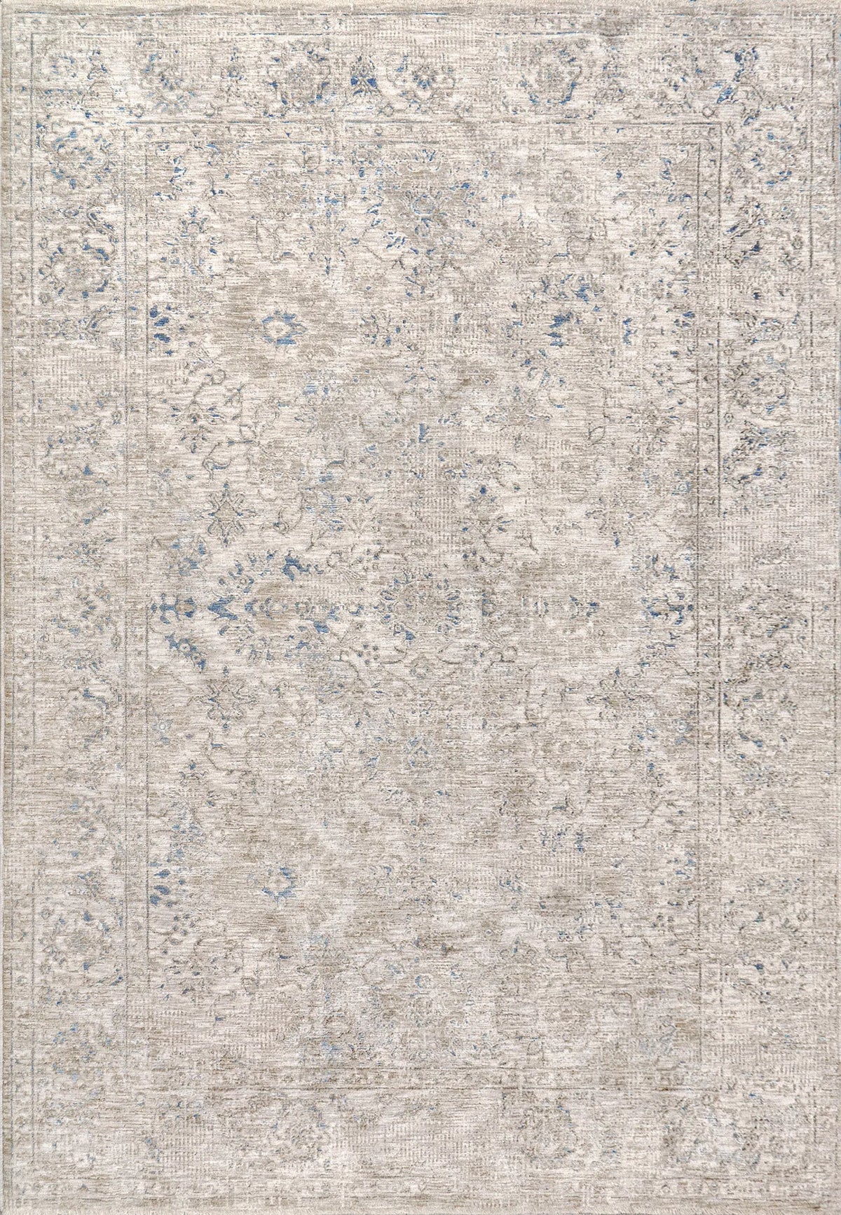 Dynamic Rugs Dharma 12041 Power Loomed Transitional Ivory/Beige Rug - Rectangular