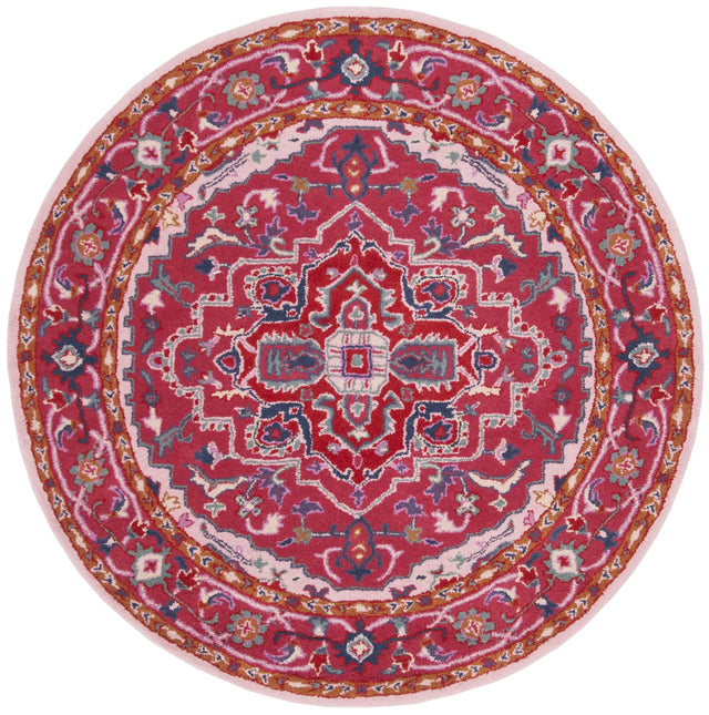 Safavieh Bellagio 5'-0" x 5'-0" Rug in Red / Pink