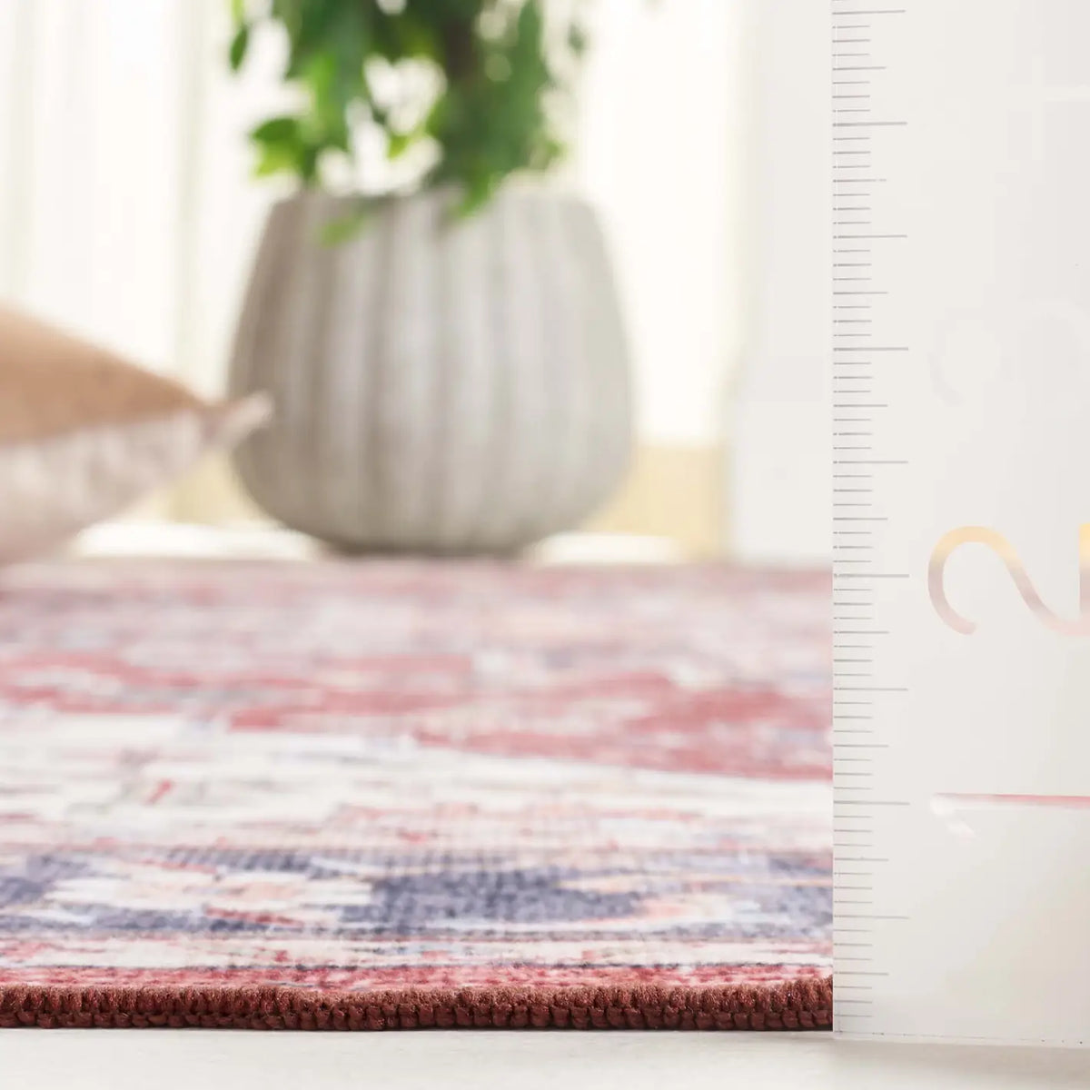 Safavieh Arizona 4'-0" x 6'-0" Rug in Brown / Blue