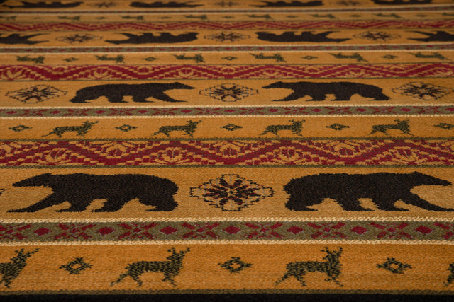 United Weavers Affinity Nordic Bear Spice Multi (750-03353) Rugs
