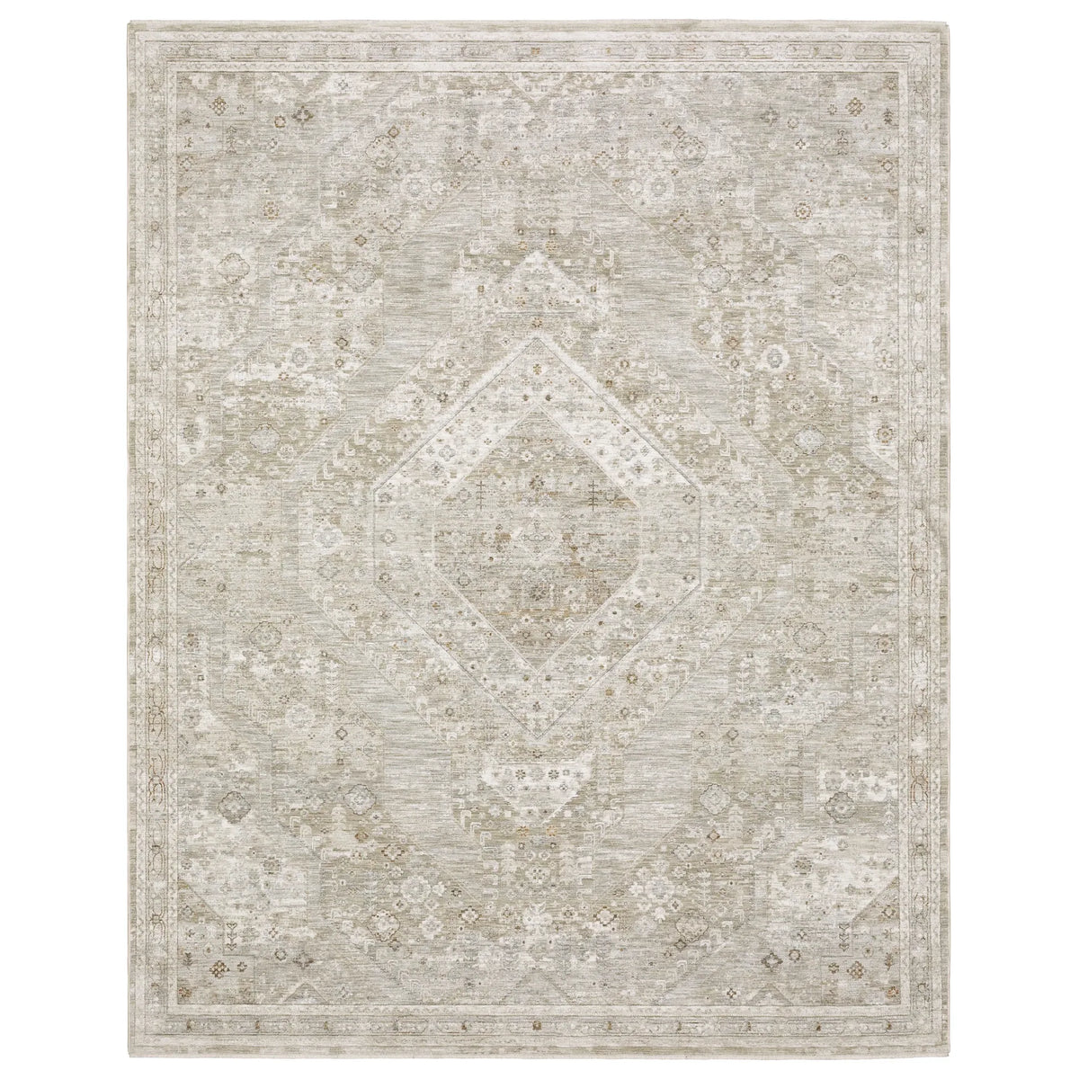 Oriental Weavers Sphinx Avalon AVA06 Ivory Rugs - main flat