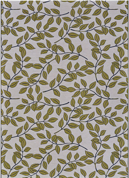 Couristan Dolce Summer Ivy 7512/0045 Ivory Olive Area Rug