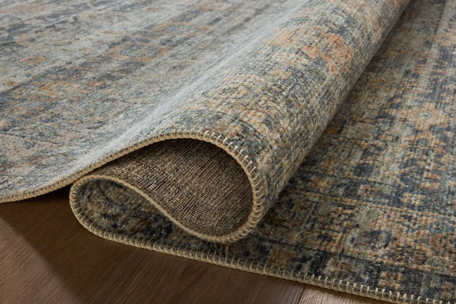 Loloi Heritage Her-09 Sky/Sunset Rug - pile height