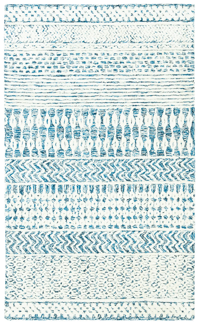 Safavieh Glamour 3'-0" x 5'-0" Rug in Navy / Ivory