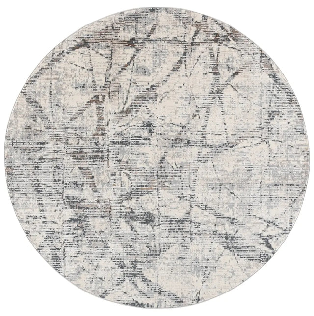 Safavieh Spectrum 6'-7" x 6'-7" Rug in Grey / Ivory