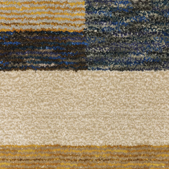 Oriental Weavers Sphinx Strada Str01 Gold/ Blue Rugs - room scene 2
