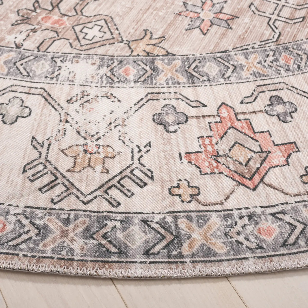 Safavieh Arizona 6'-0" x 6'-0" Rug in Sage / Rust
