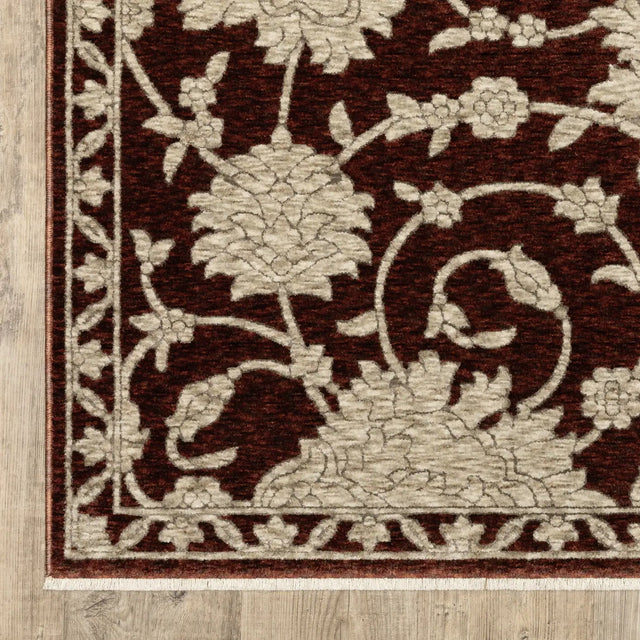 Oriental Weavers Sphinx Capella CAP08 Beige Rugs - corner detail