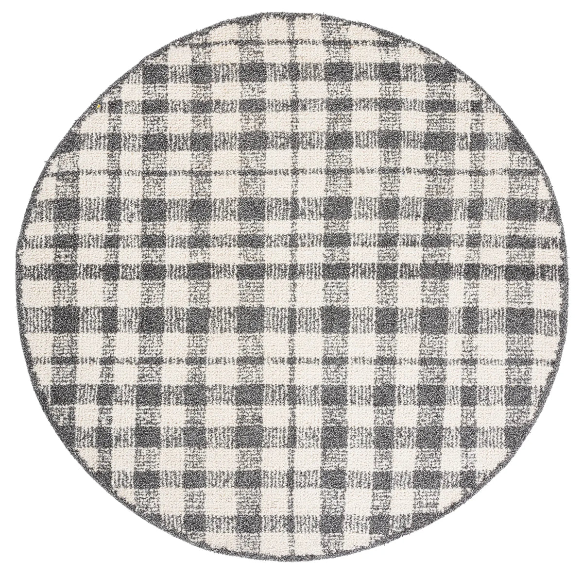 Safavieh Abstract 6'-0" x 6'-0" Rug in Ivory / Black