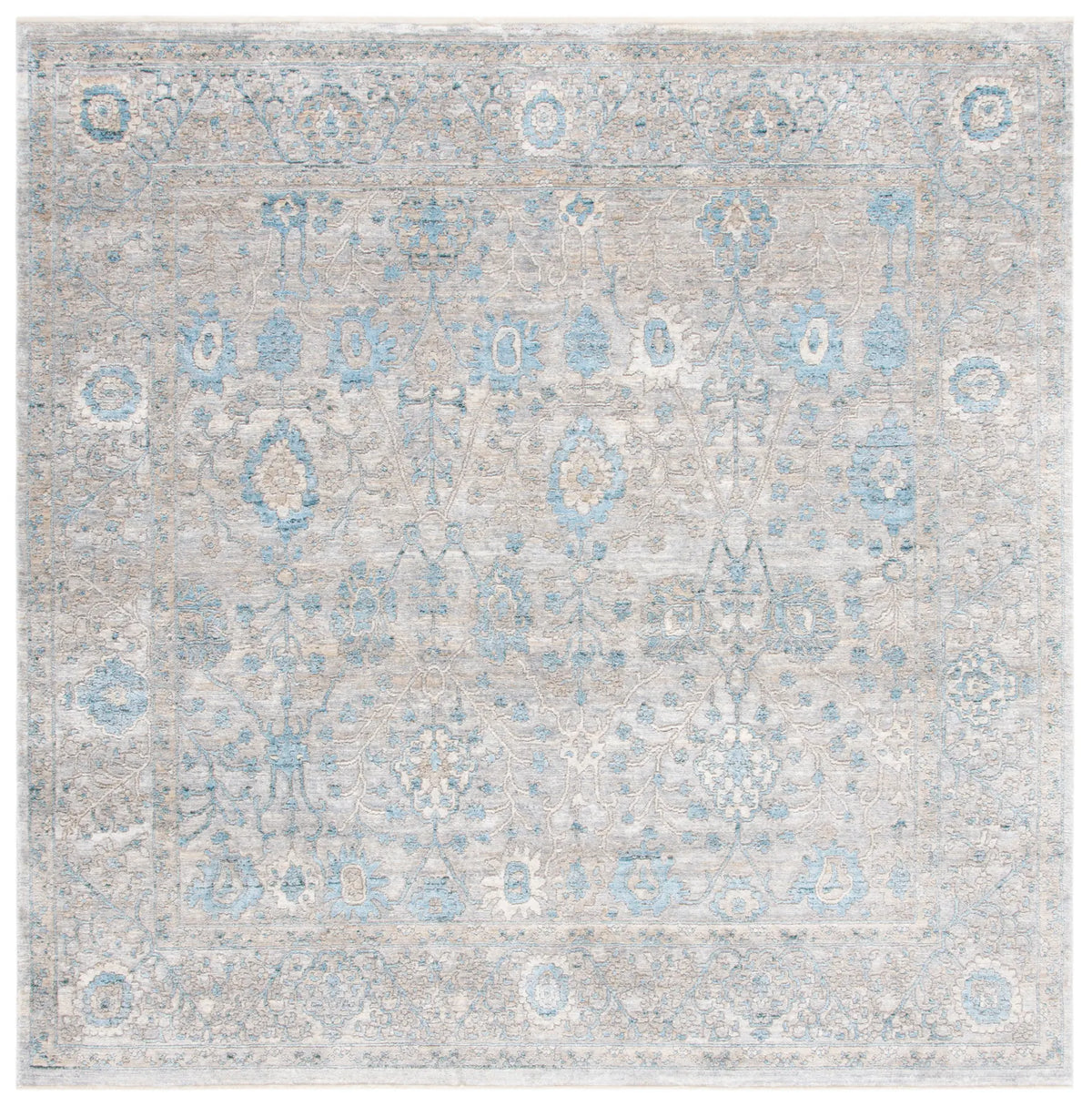 Safavieh Dream 6'-7" x 6'-7" Rug in Grey / Blue