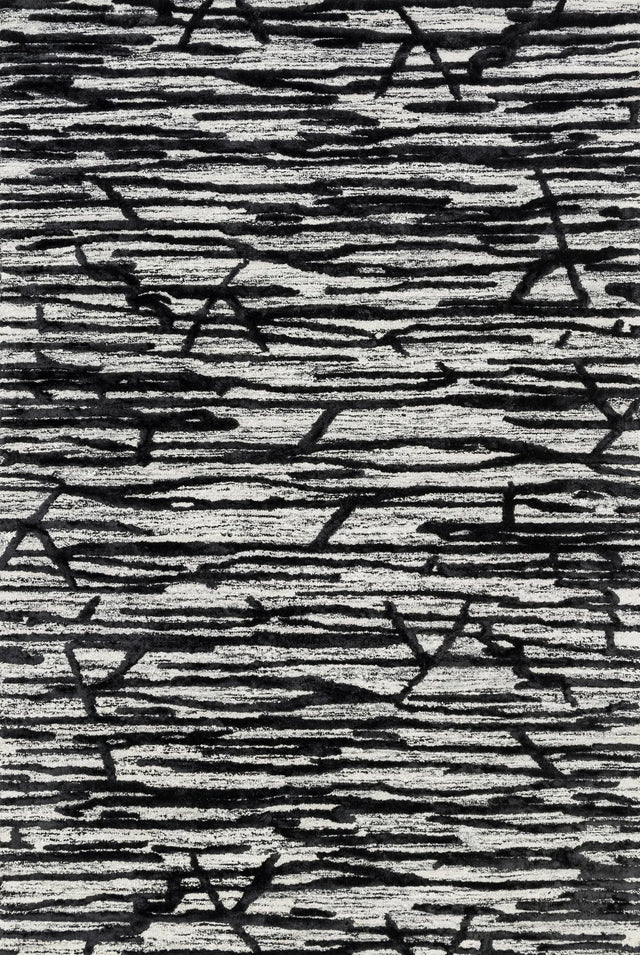Loloi Juneau Jy-07 Ivory / Black Rugs - main flat