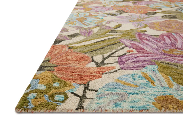 Loloi Belladonna Blm-04 Ivory/Multi Rug - rug corner
