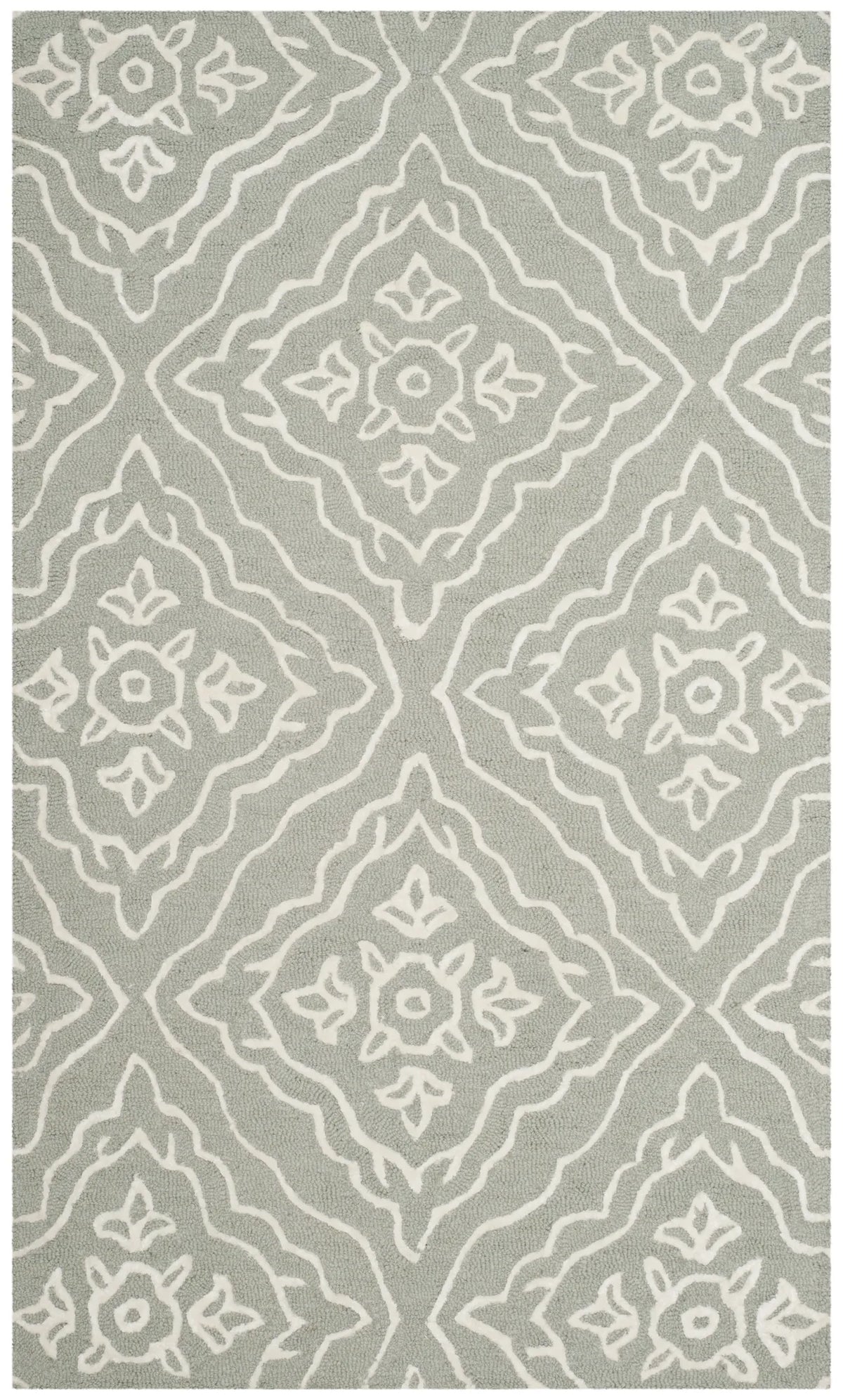 Safavieh Manchester 3'-0" x 5'-0" Rug in Slate / Ivory