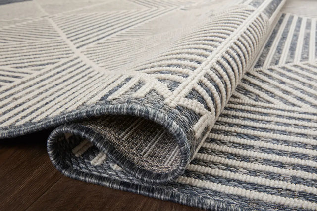 Loloi Rainier Rai-03 Denim/Ivory Rug - pile height