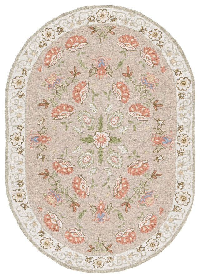 Safavieh Chelsea 4'-6" x 6'-6" Rug in Beige / Green