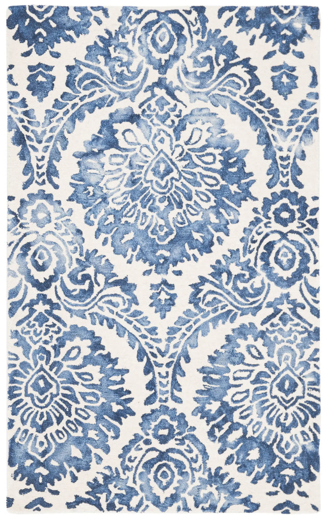 Safavieh Dip Dye 3'-0" x 5'-0" Rug in Blue / Ivory