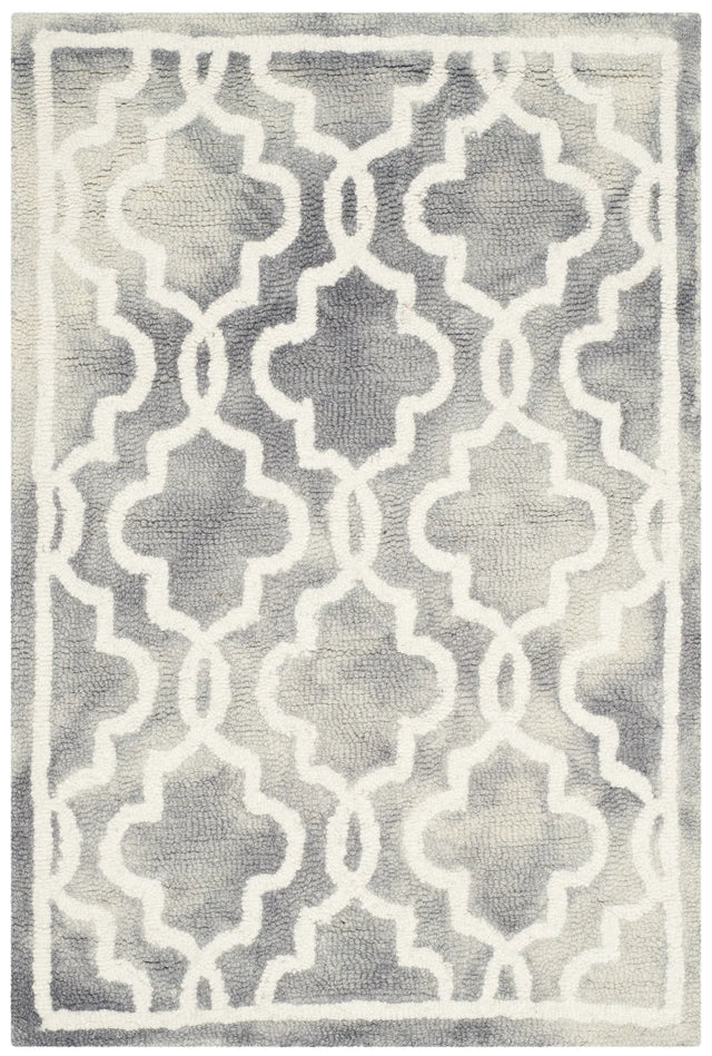 Safavieh Dip Dye 2'-0" x 3'-0" Rug in Grey / Ivory