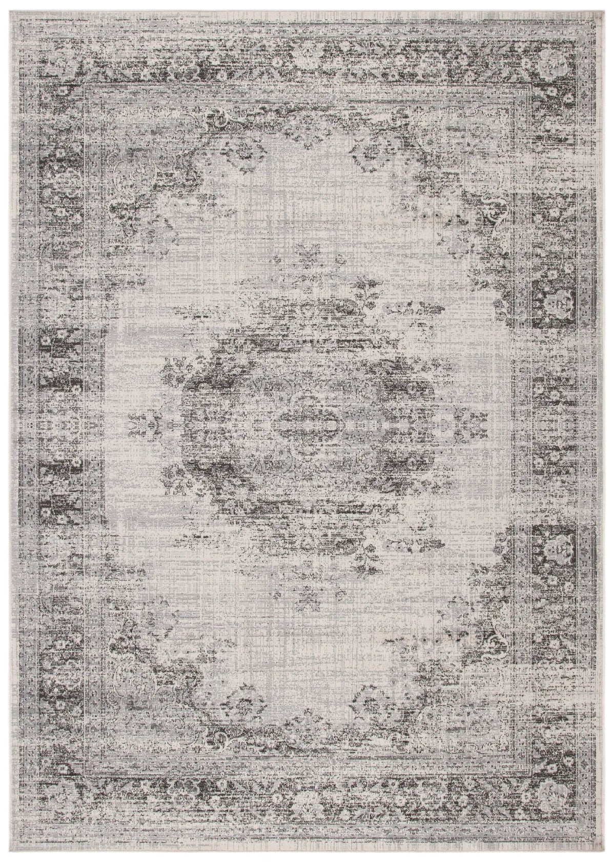Safavieh Atlas 4'-0" x 5'-7" Rug in Ivory / Grey