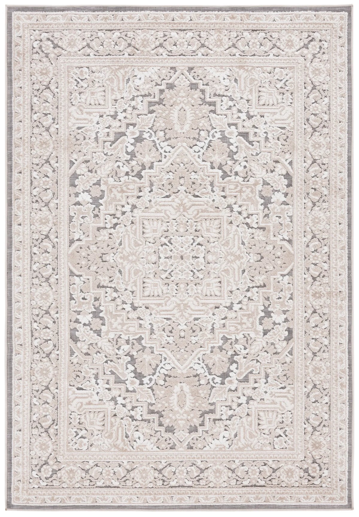 Safavieh Cabana 4'-0" x 6'-0" Rug in Beige / Ivory