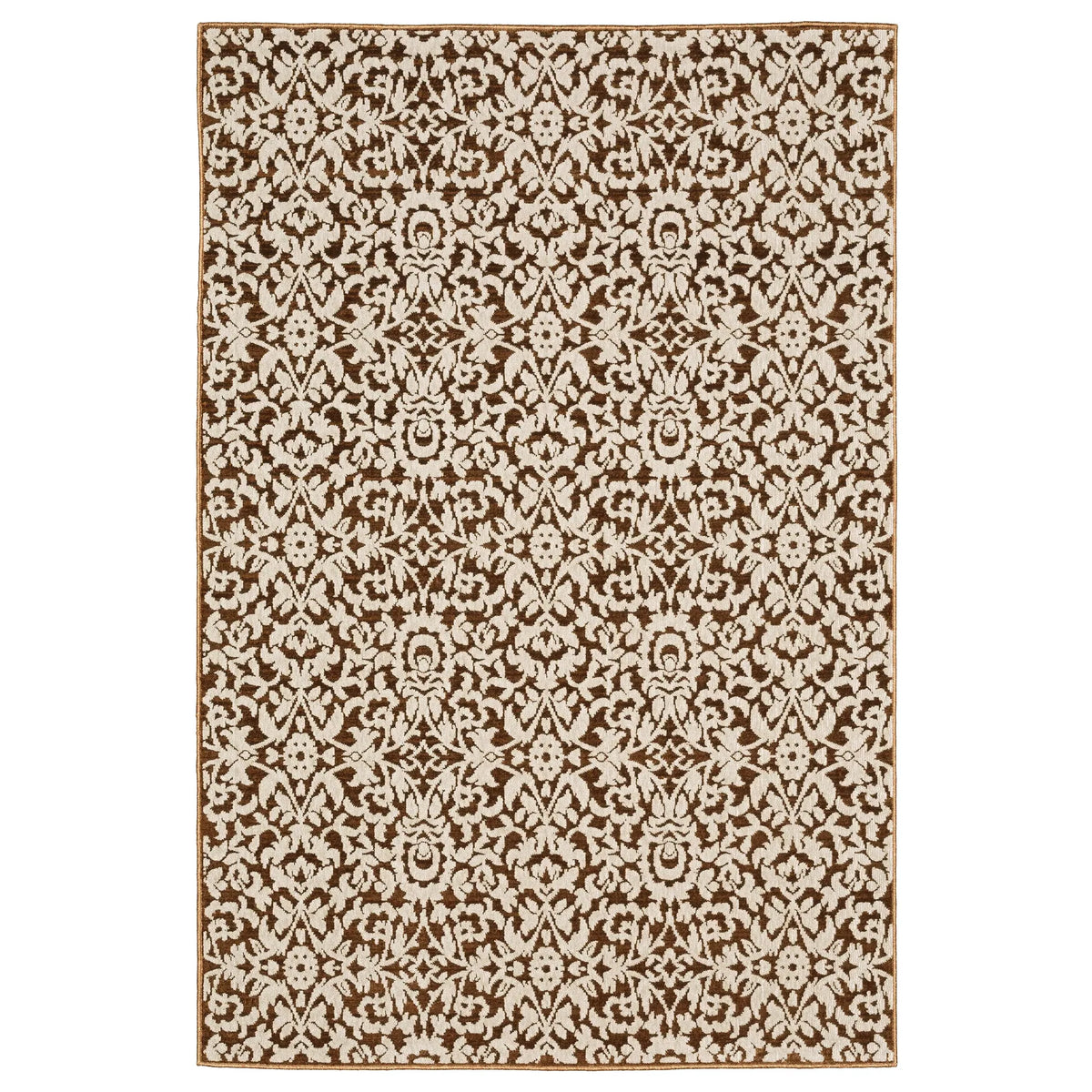 Oriental Weavers Sphinx Intrigue Int02 Rust/ Ivory Rug - main flat