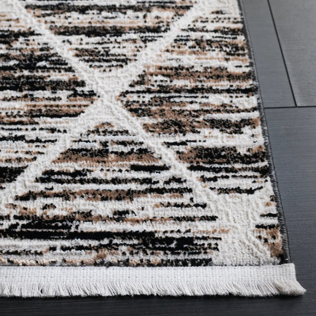 Safavieh Mila 4'-0" x 6'-0" Rug in Ivory / Black