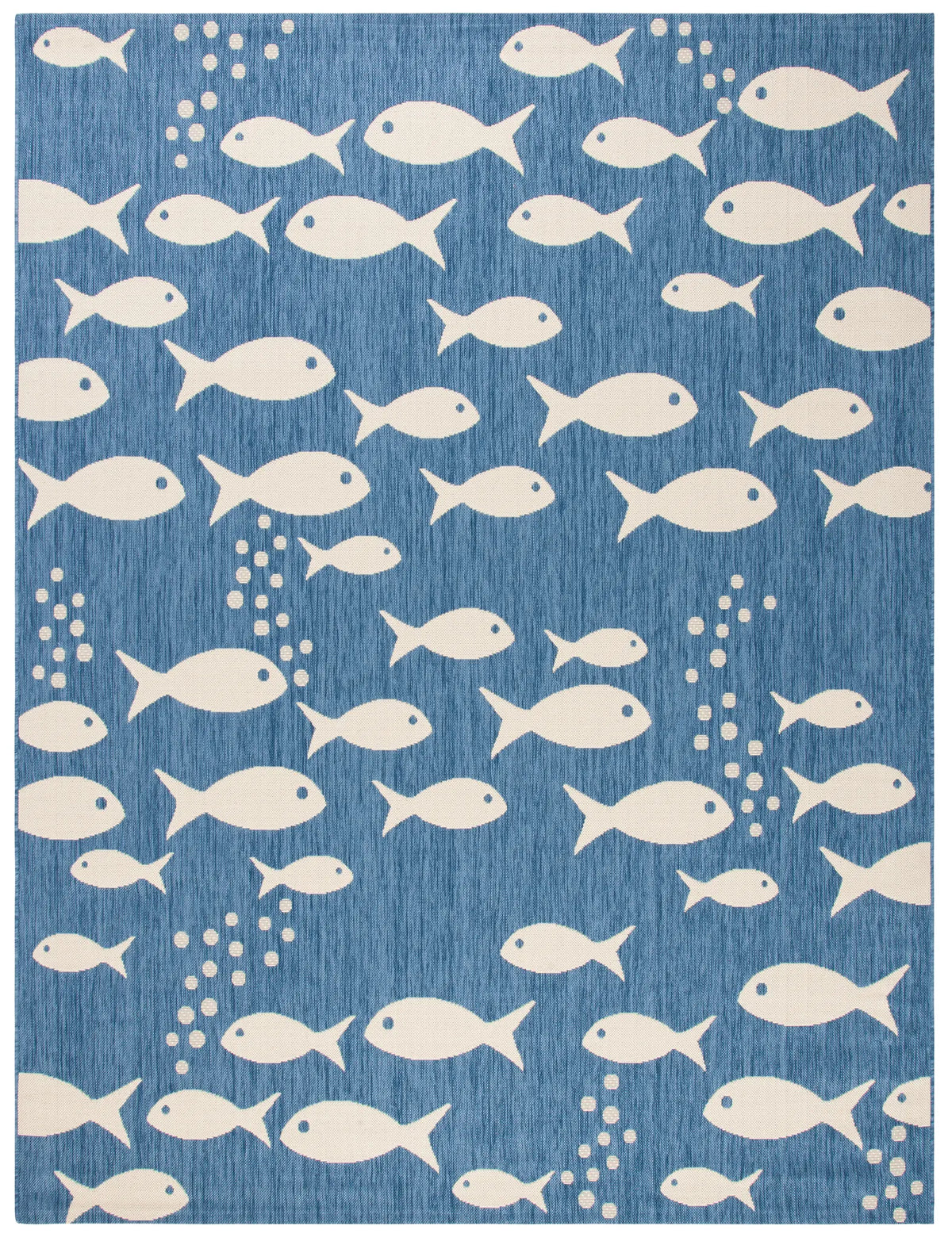 Safavieh Courtyard 10'-0" x 14'-0" Rug in Blue / Beige
