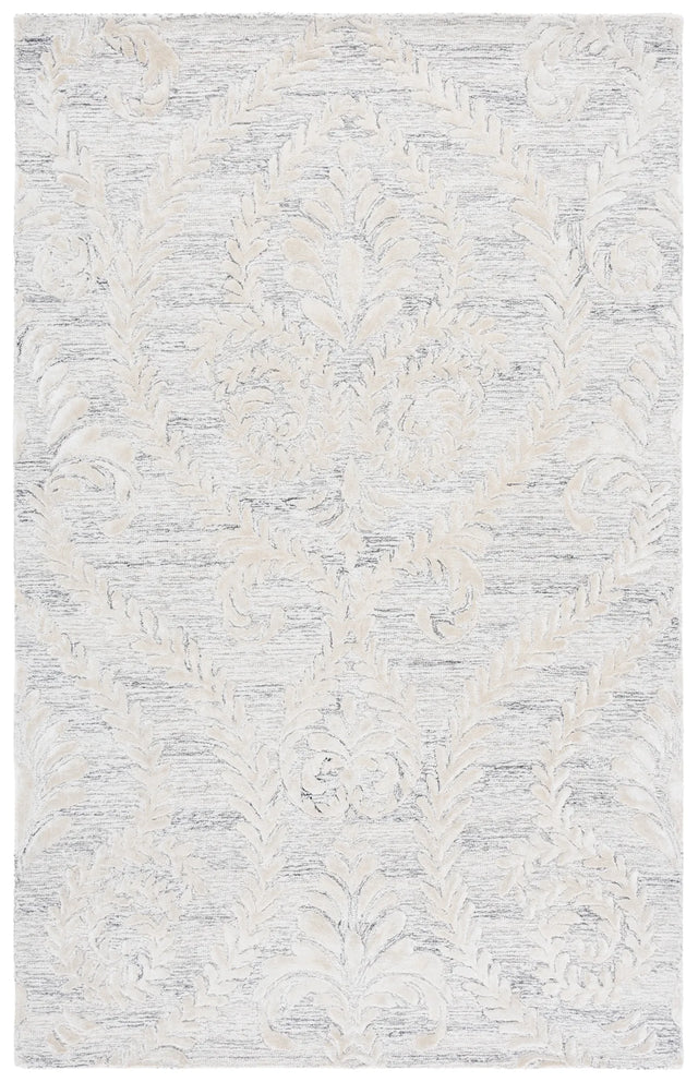 Safavieh Glamour 4'-0" x 6'-0" Rug in Grey / Beige