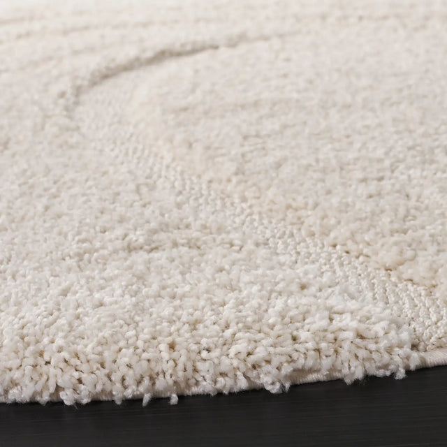 Safavieh Florida Shag 10'-0" x 10'-0" Rug in Creme / Creme