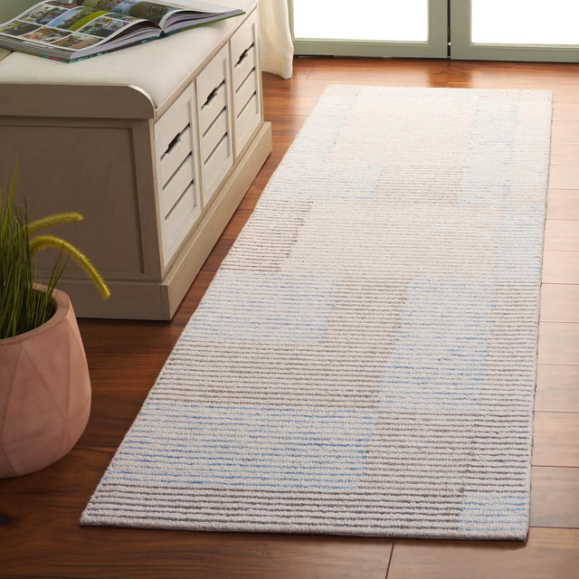 Safavieh Metro 2'-3" x 8'-0" Rug in Ivory / Light Blue