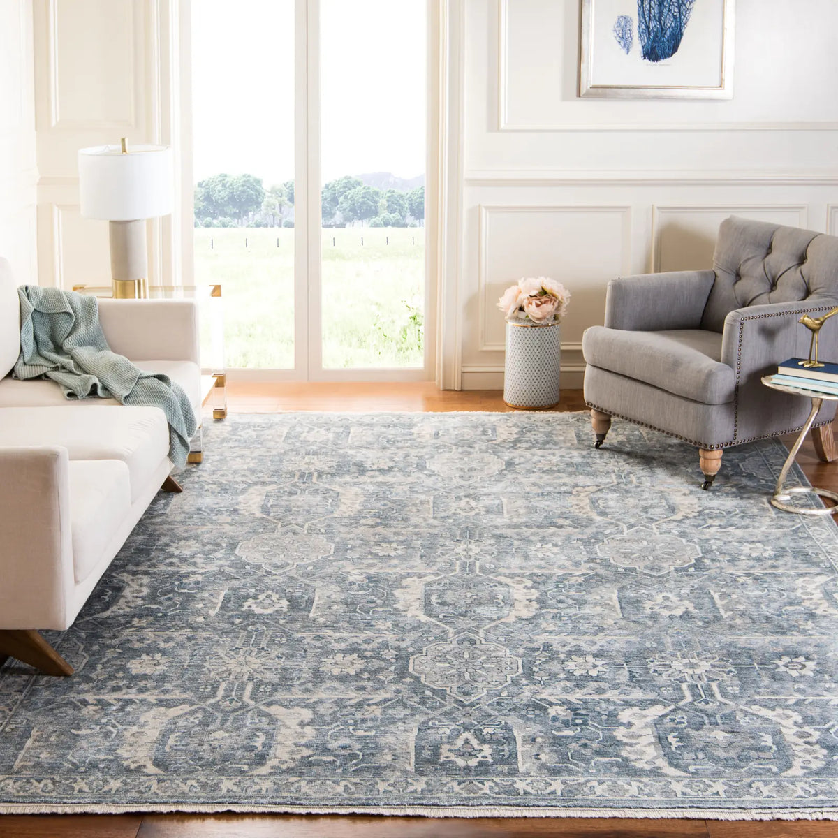 Safavieh Haj Jalili 10'-0" x 14'-0" Rug in Light Blue