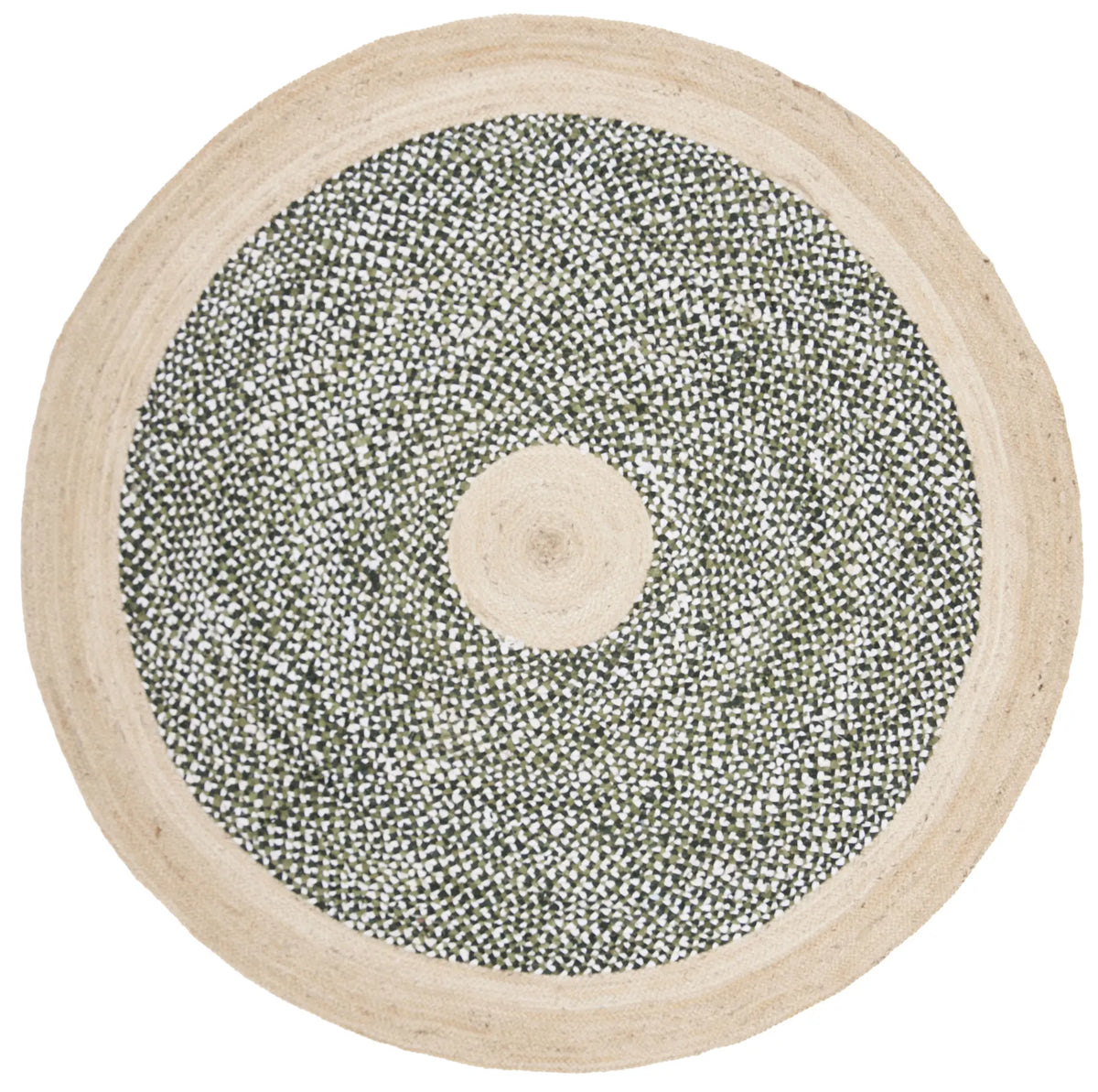 Safavieh Cape Cod 5'-0" x 5'-0" Rug in Green / Natural