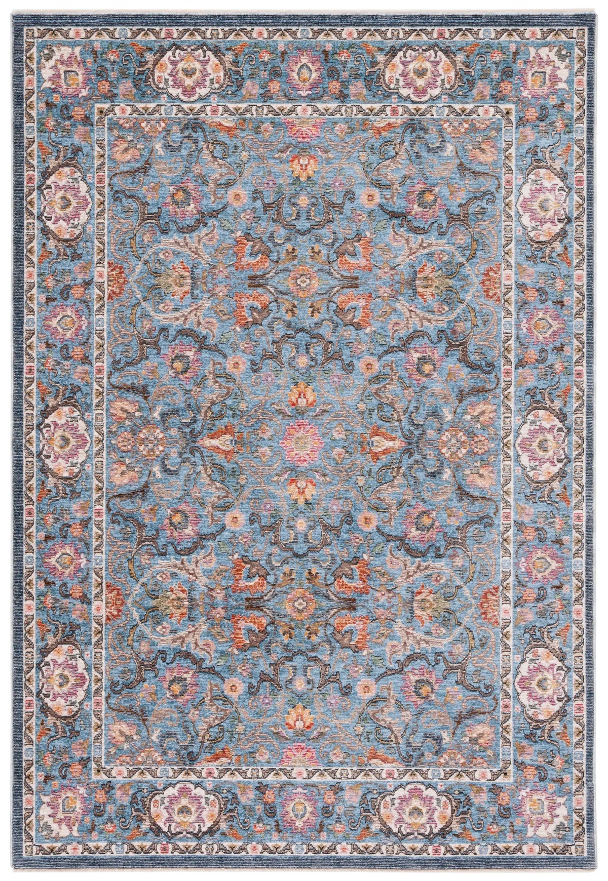 Safavieh Crimson 5'-0" x 7'-0" Rug in Blue / Black