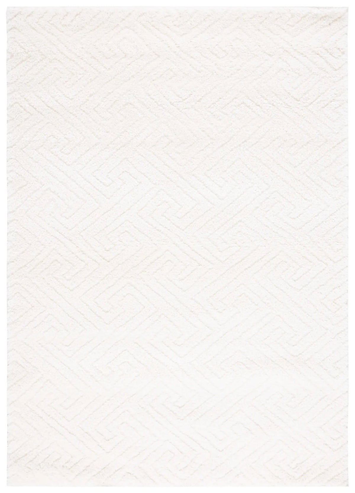 Safavieh Tahoe Shag 4'-0" x 6'-0" Rug in White