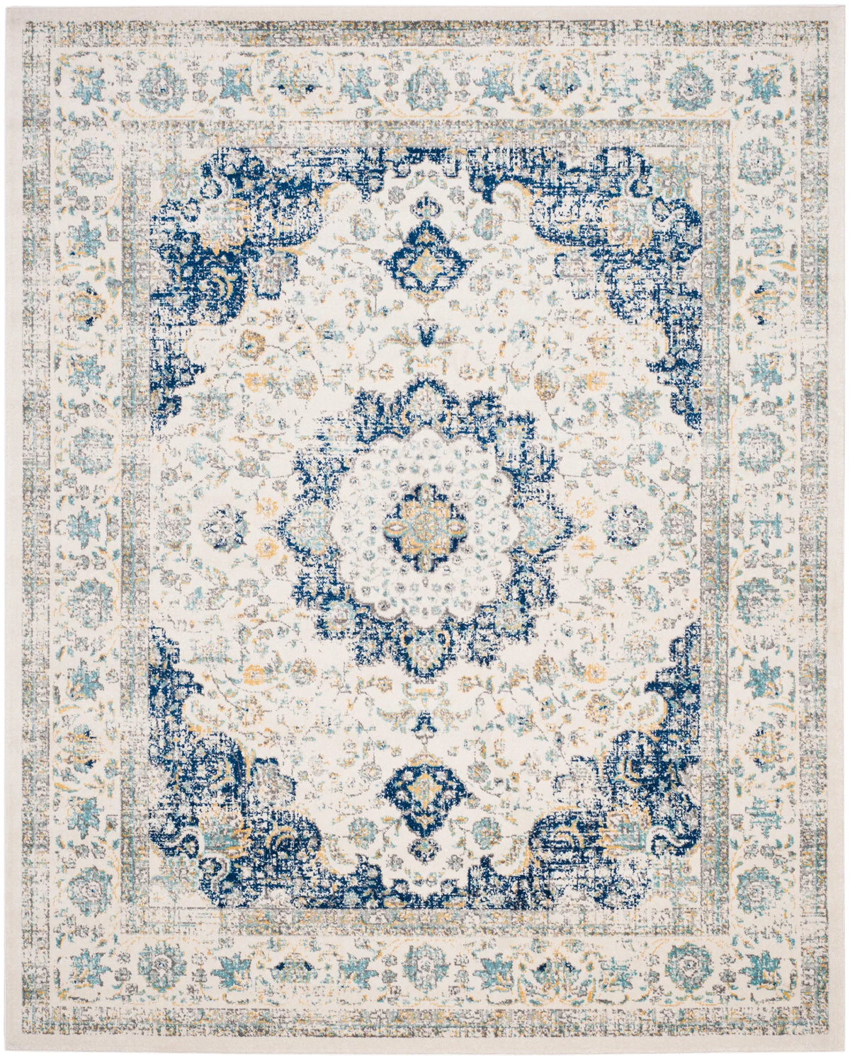 Safavieh Evoke 10'-0" x 14'-0" Rug in Ivory / Blue