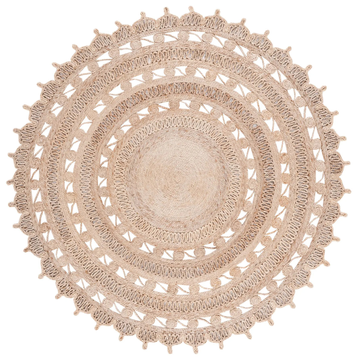 Safavieh Natural Fiber 6'-0" x 6'-0" Rug in Natural