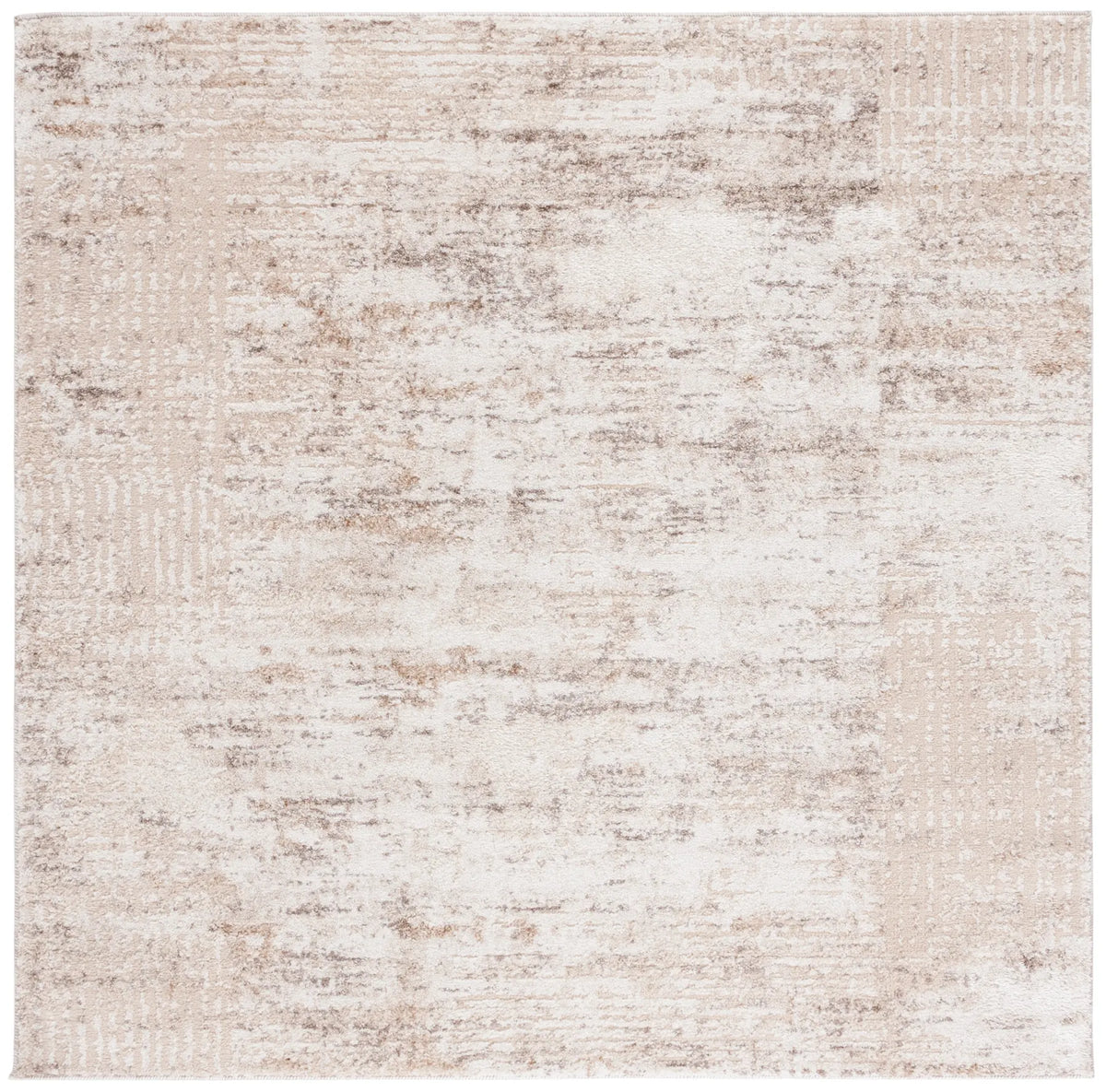 Safavieh Ravine Shag 6'-7" x 6'-7" Rug in Beige / Ivory