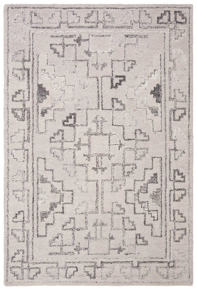 Safavieh Abstract 4'-0" x 6'-0" Rug in Taupe / Black