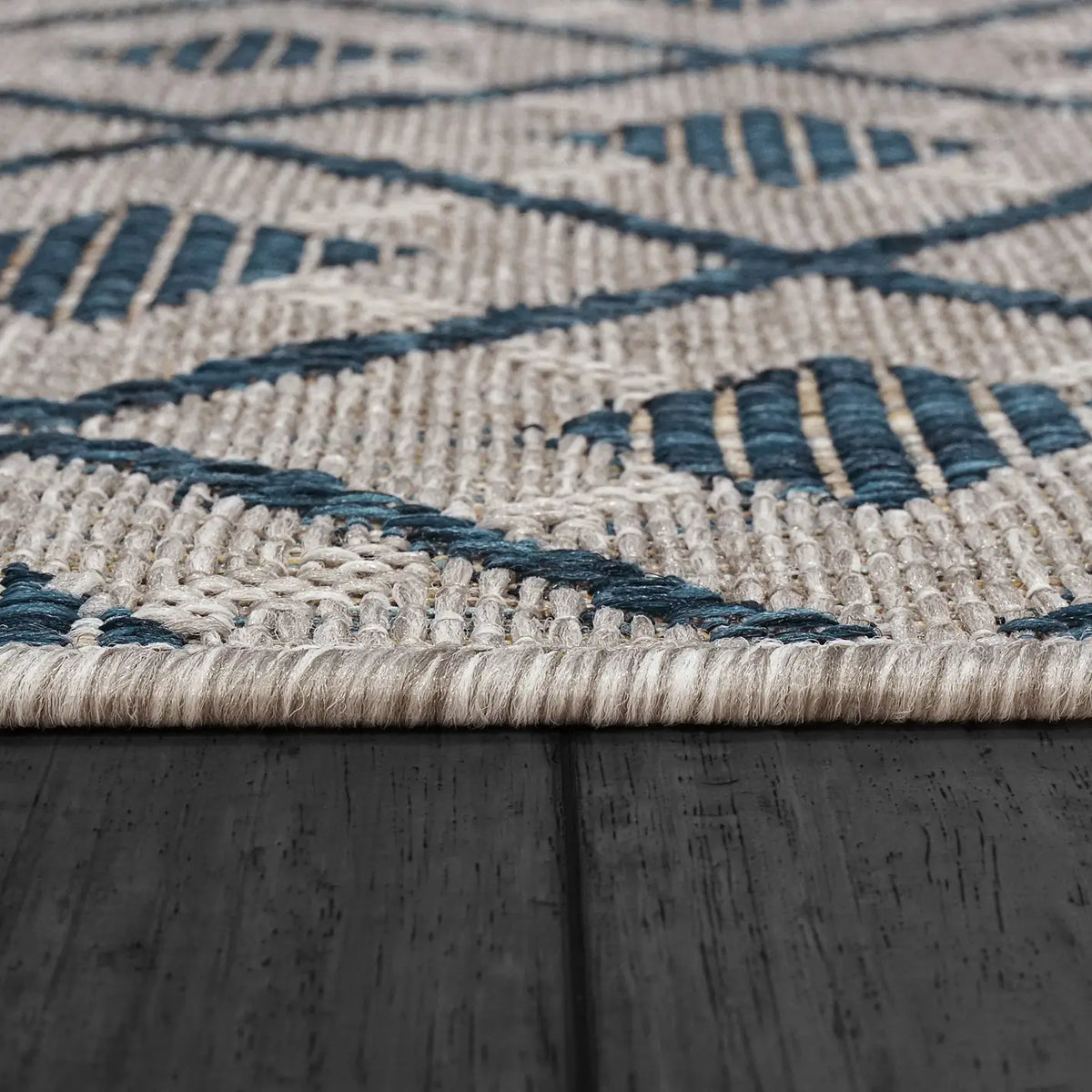 Dynamic Rugs Melissa 4232 Grey/Blue Rug - Pile