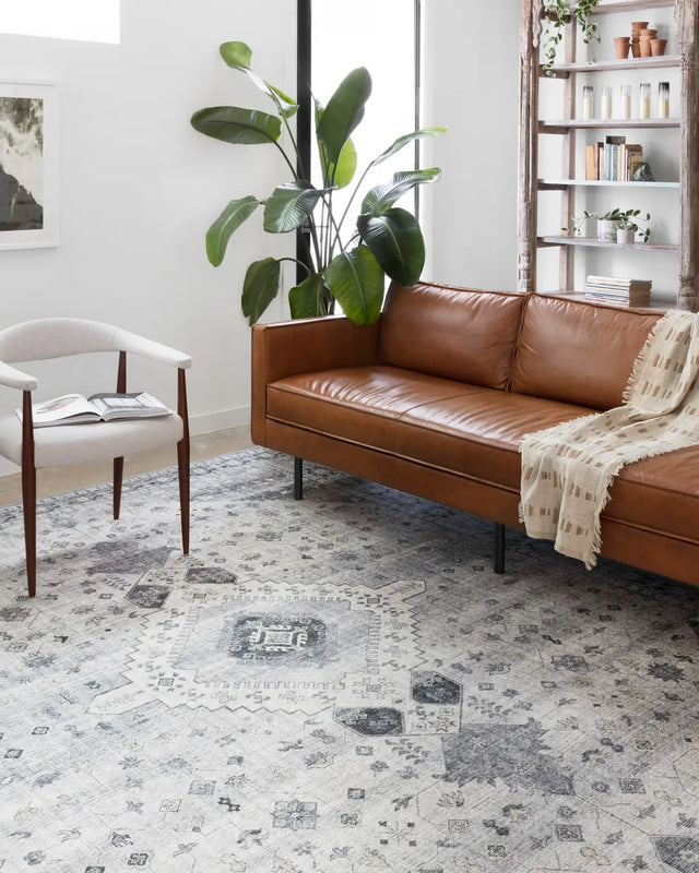 Loloi Skye Sky-02 Silver/Grey Rugs - room scene 1