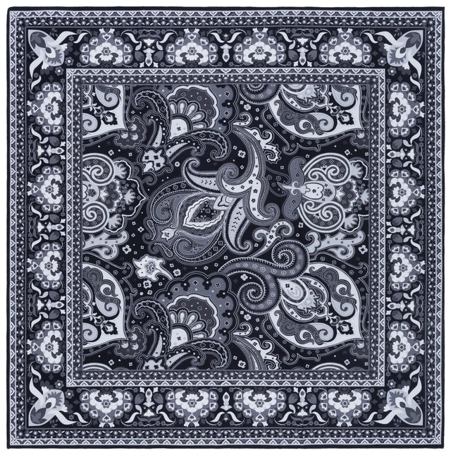 Safavieh Arizona 6'-0" x 6'-0" Rug in Black / Grey