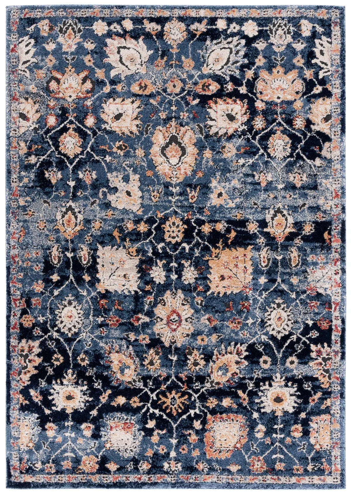 Safavieh Luna 4'-5" x 6'-5" Rug in Navy / Blue