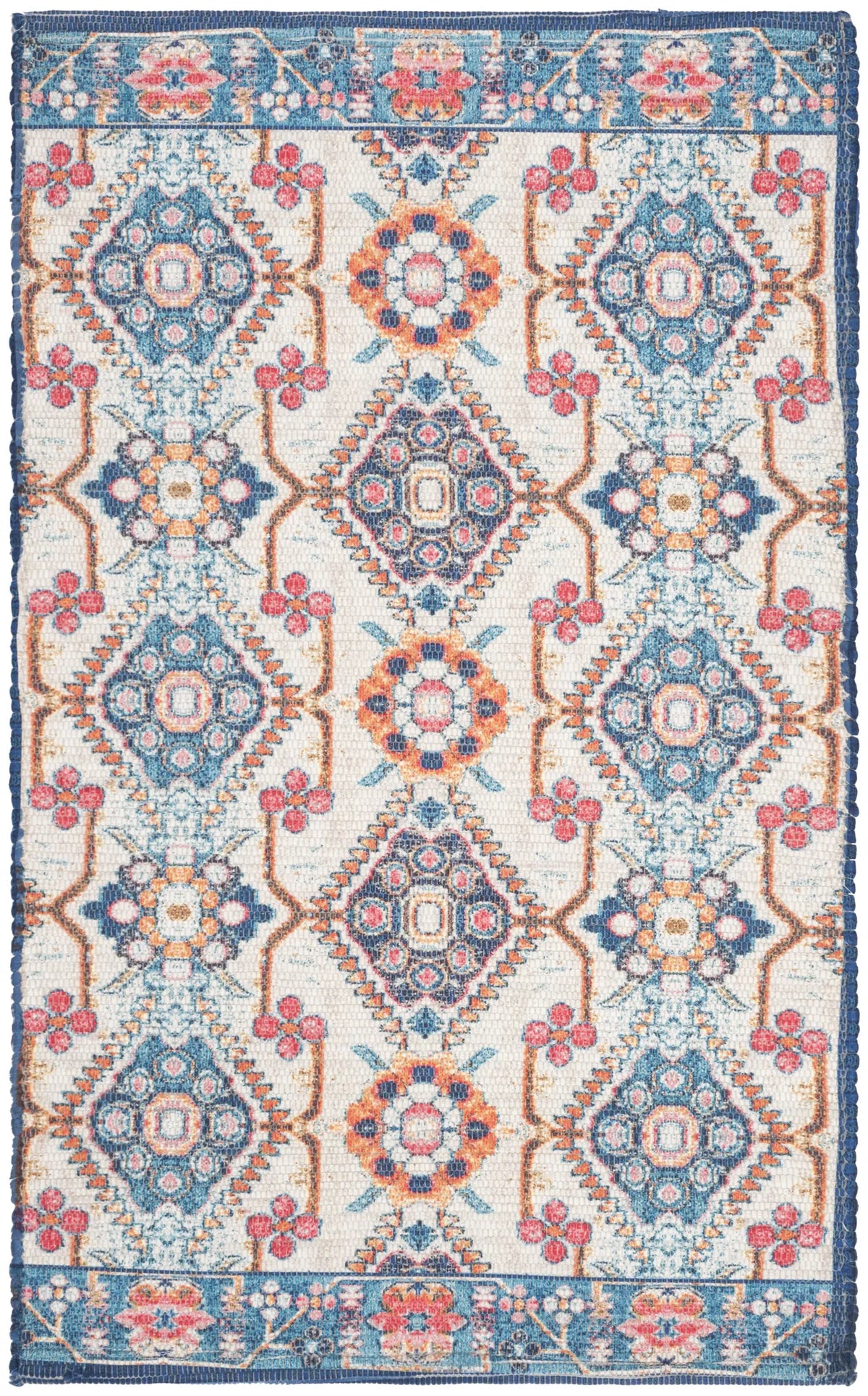 Safavieh Saffron 3'-0" x 5'-0" Rug in Cream / Blue