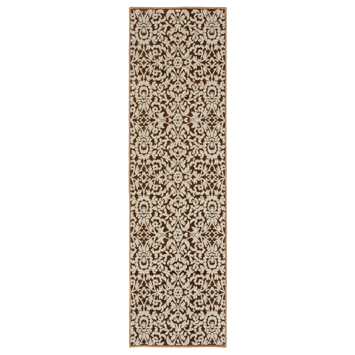 Oriental Weavers Sphinx Intrigue Int02 Rust/ Ivory Rug - runner
