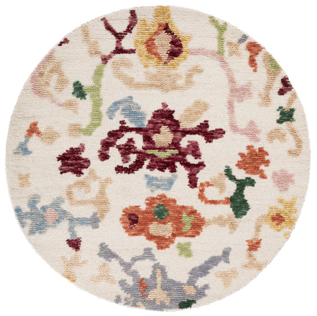 Safavieh Aspen 5'-0" x 5'-0" Rug in Ivory / Red