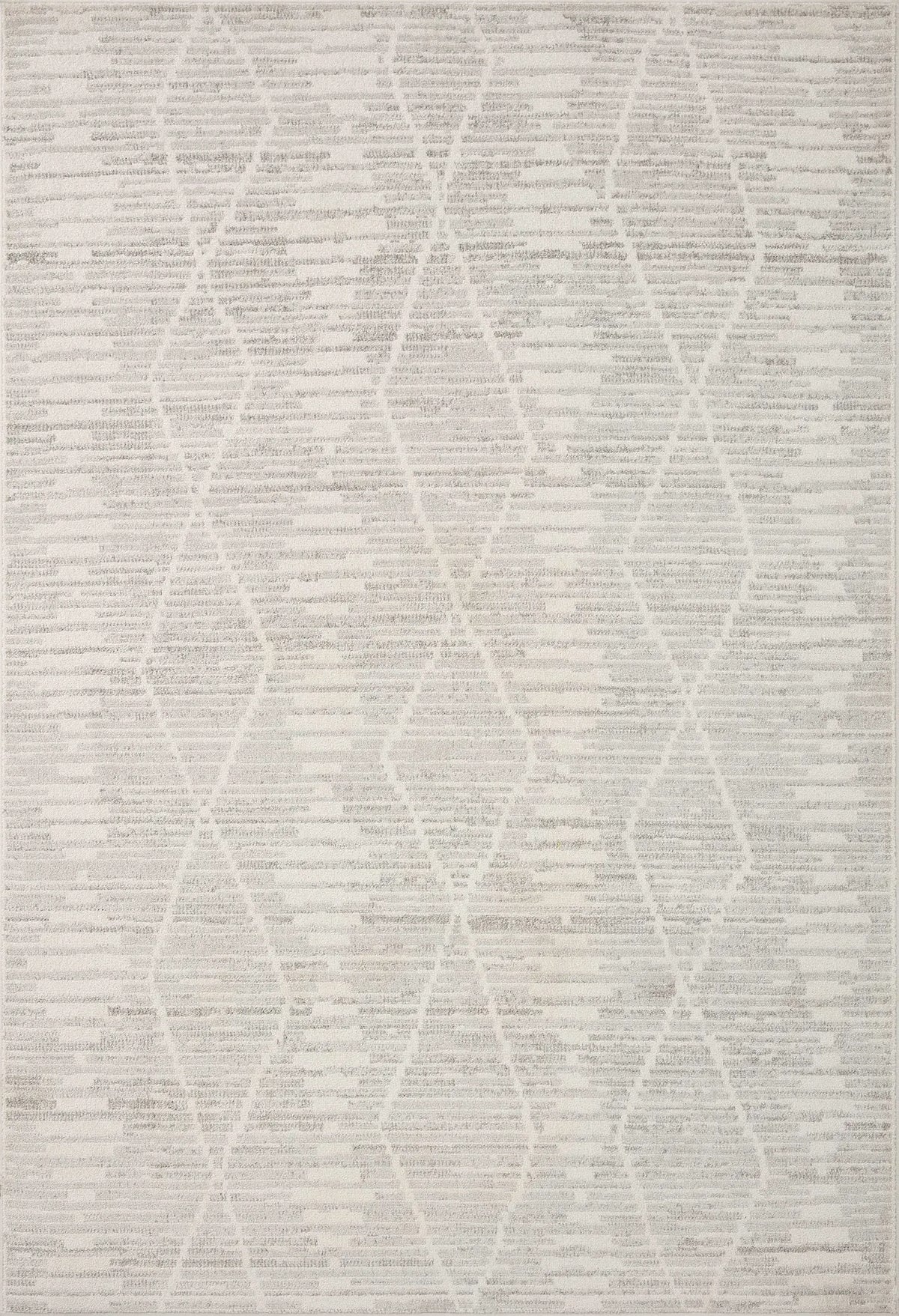 Loloi Kamala Kam-02 Ivory/Silver Rug - main flat