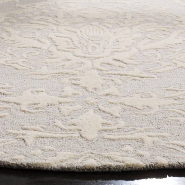 Safavieh Blossom 6'-0" x 6'-0" Rug in Light Grey / Ivory