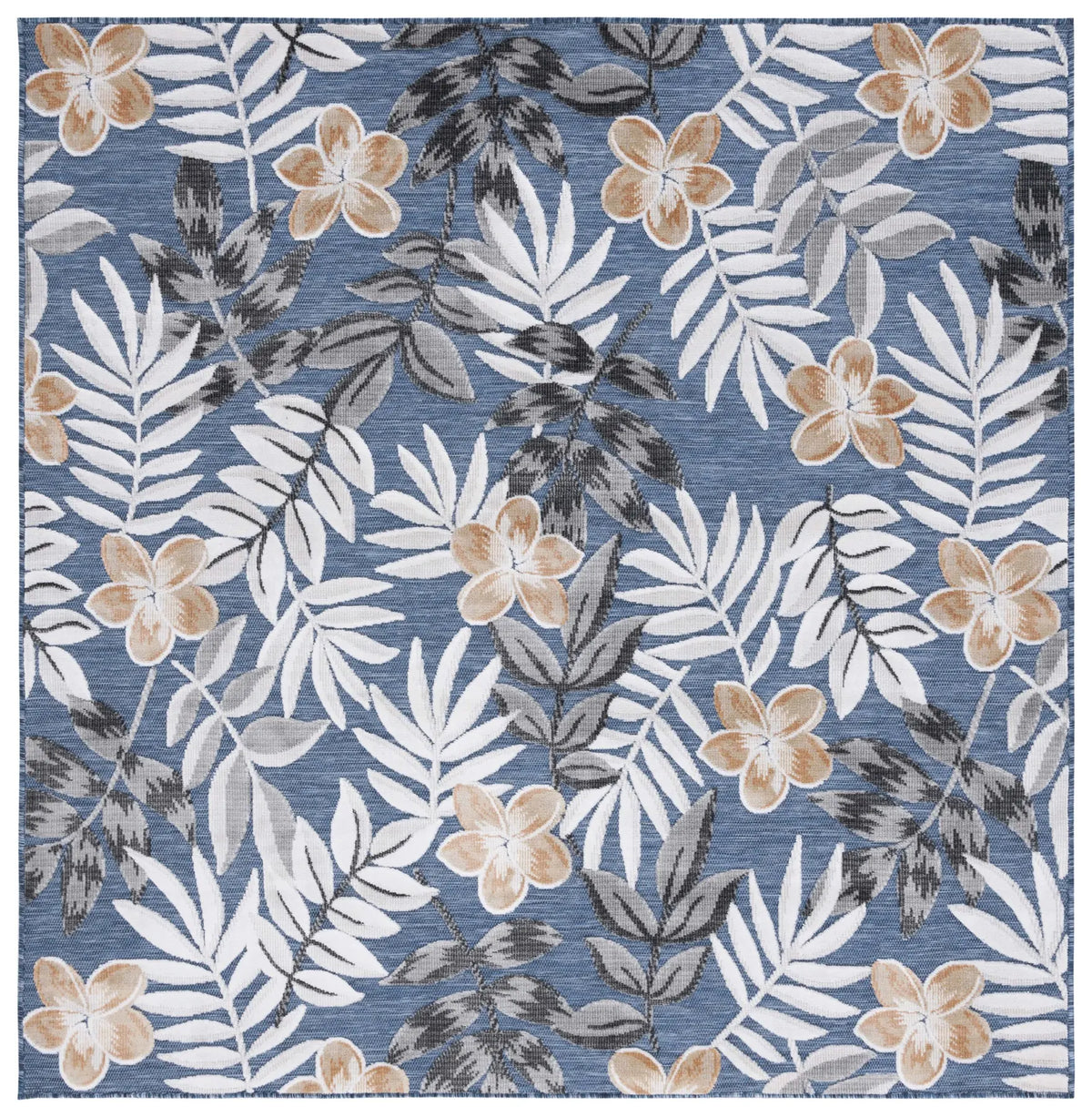 Safavieh Cabana 6'-5" x 6'-5" Rug in Blue / Grey
