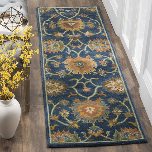 Safavieh Heritage 2'-3" x 8'-0" Rug in Navy